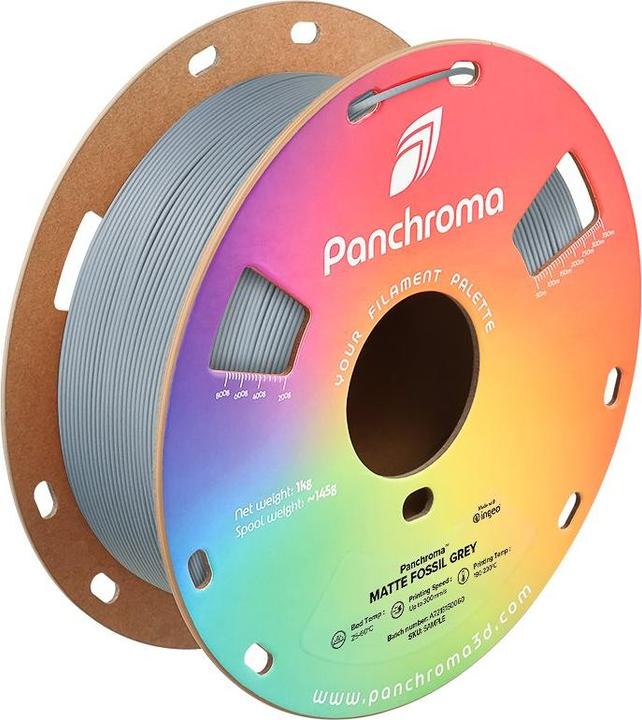 Actual product image Polymaker PolyTerra (PLA, 1.75 mm, 1000 g, Grey)