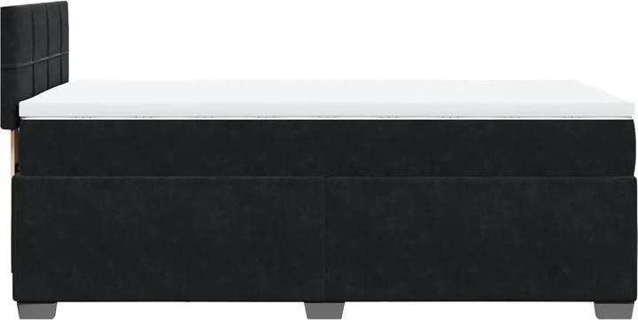 Image du produit VidaXL Bo x lit de saut avec matelas 90 x 190 cm velours (90 x 190 cm, 90 x 190 cm)