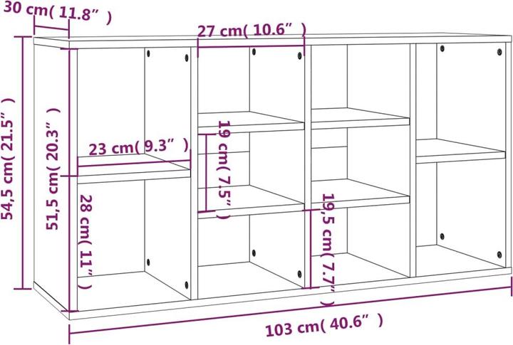 Produktbild VidaXL Webb (103 x 30 x 54,5 cm)