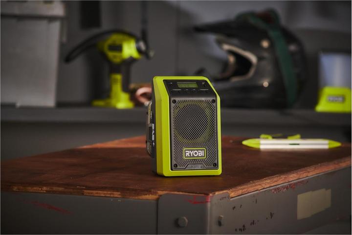 Actual product image Ryobi RRDAB18-0 18 V ONE+ cordless Bluetooth radio, DAB/DAB+ Fun (FM, AM, DAB, Bluetooth)