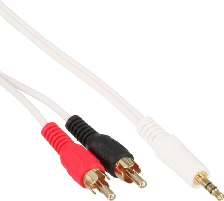 InLine Câble Cinch/jack (2.50 m, RCA, Jack 3,5 mm (AUX))