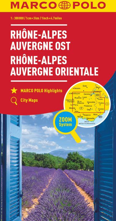 Produktbild MARCO POLO Karte Frankreich Rhône-Alpes