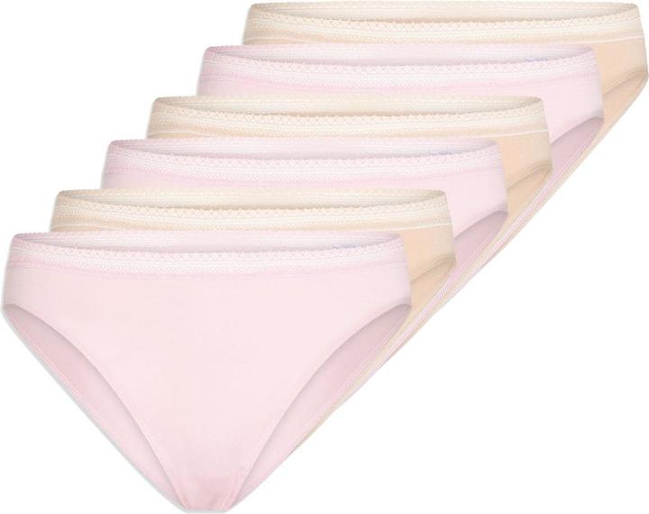 Produktbild Schiesser 6er Pack Cotton Lace Rio Slip (48, 4XL, 6er Pack)
