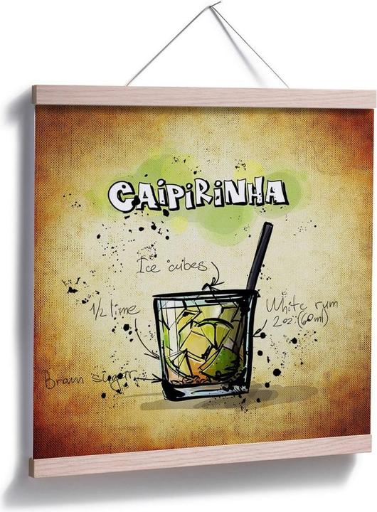 Immagine prodotto Trenddeko Caipirinha - Ricetta (30 x 30 cm)