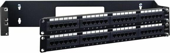 Produktbild StarTech 2 HE 48,26cm 19Zoll Patchpanel Halteung mit Scharnier zur Wandmontage