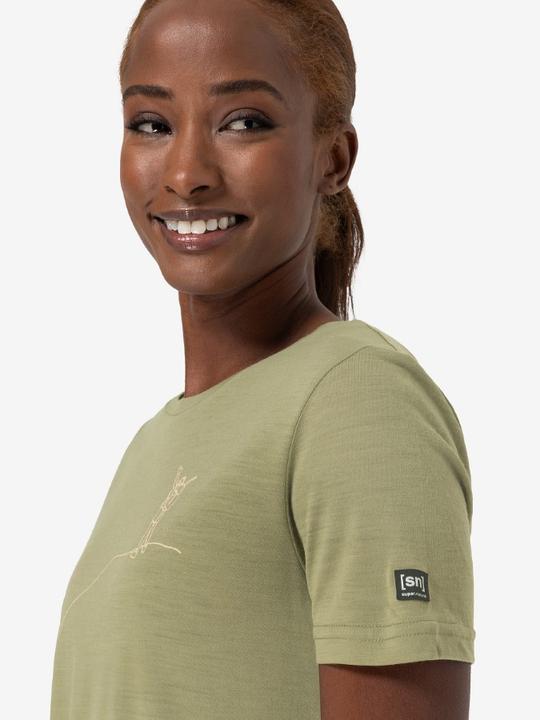 Image du produit Super Natural Tee Femmes Bonheur des Montagnes (XS)