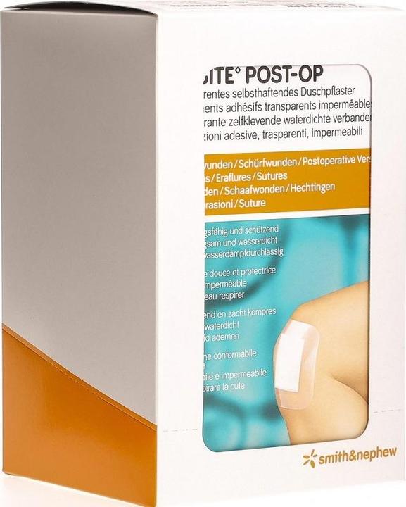 Actual product image Smith & nephew Wound plaster Opsite Post-op foil dressing 9.5x8.5cm sterile, 6 x 5 pieces (30 x)