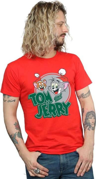 Image du produit Tom & Jerry - T-shirt CHRISTMAS GREETINGS - Homme (S)