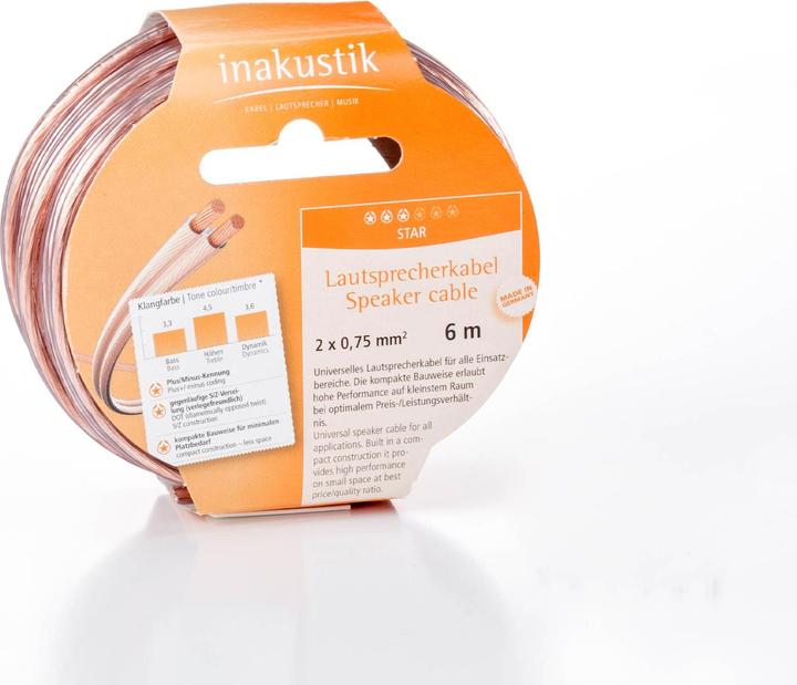 Actual product image Inakustik Star (6 m, 0.75 mm²)