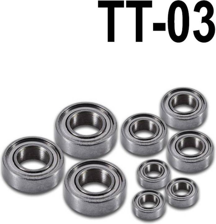 Actual product image Reely Ball bearing set for Tamiya TT-03 chassis