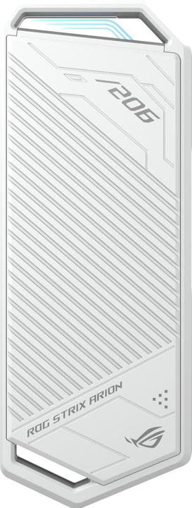 Actual product image ASUS Go USB ROG Strix Arion White M2 SSD enclosure with Aura (M.2)