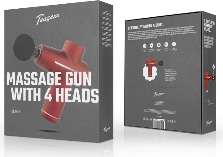 Productafbeelding Teazers Massagepistool - Rood