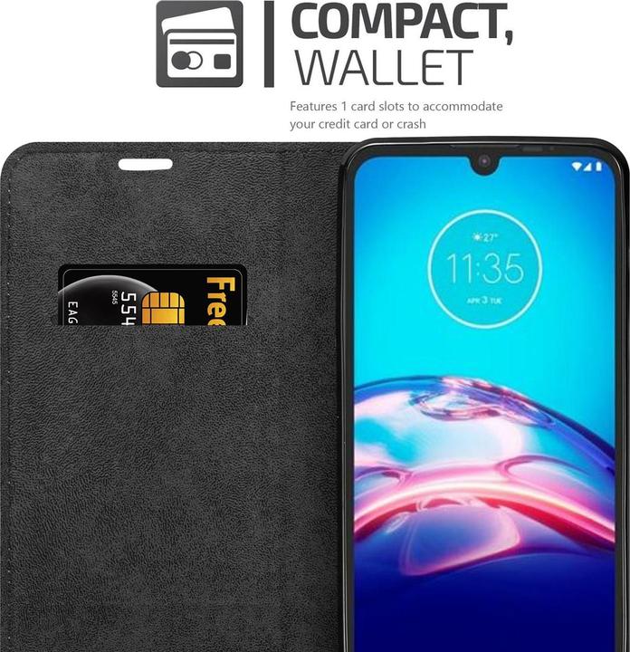Produktbild Cadorabo Book Invisible Magnet Cover (Motorola Moto E6s)