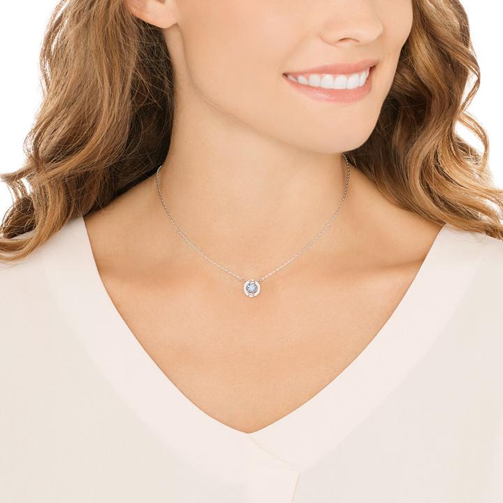 Immagine prodotto Swarovski Collana rotonda di danza scintillante (Metallo, 38 cm)