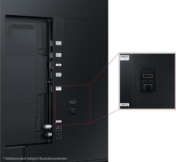 Actual product image Samsung GU55BU8079U (55", LED, 4K, 2022)