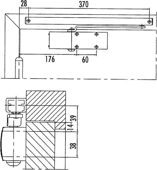 Produktbild Geze Türschliesser TS 1500 G (Eingangstür, Indoor)