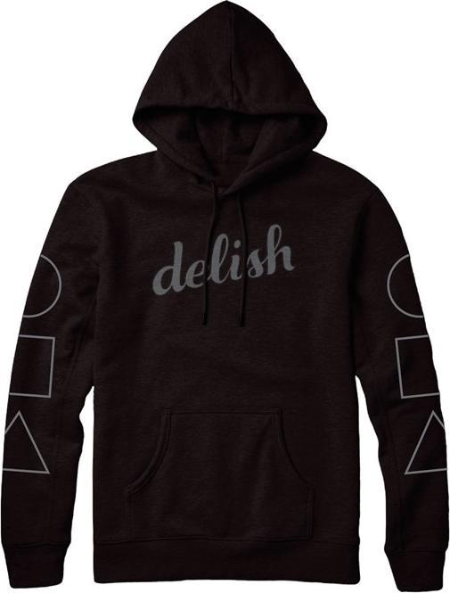 Delish 3M Refelctive Script Hoodie (M)
