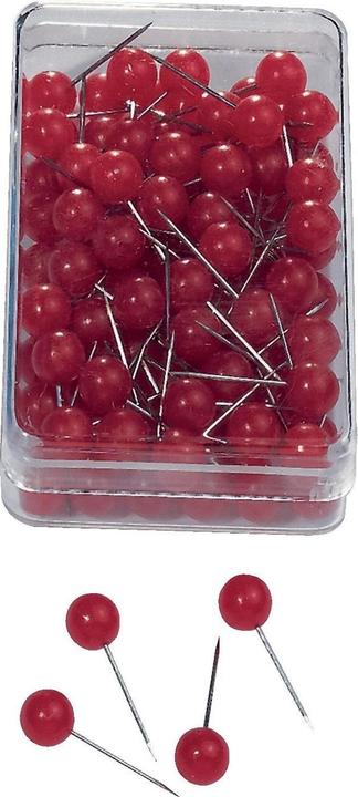 Immagine prodotto Nobo Unghie a strappo rosse, 100 pezzi (100 Pezzo/i, 20 mm)