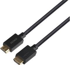 Deltaco ULTRA High Speed HDMI-cable 48Gbps 2m black (2 m, HDMI)
