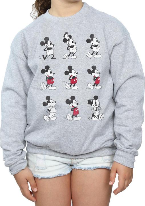 Actual product image Disney Girls Mickey Mouse Evolution Sweatshirt (116)