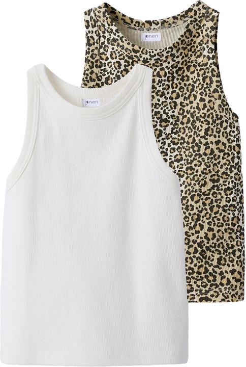 Jonen 2er-Pack Mädchen Tops aus Ripp