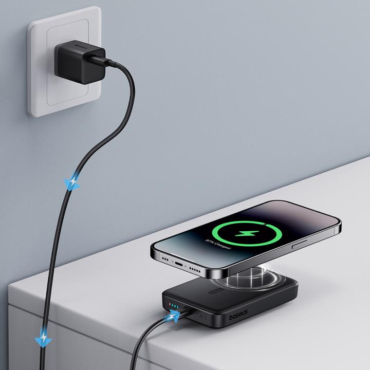 Actual product image Baseus Magnetic Mini Air Powerbank (10000 mAh, 20 W, 37 Wh)