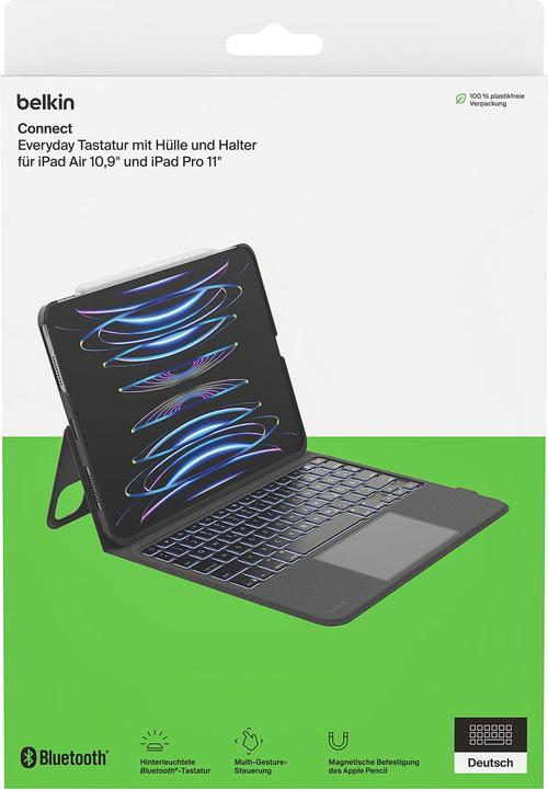 Produktbild Belkin Everyday (DE, iPad Air 2020 (4. Gen), iPad Air 2022 (5. Gen), iPad Pro 11 2020 (2. Gen), iPad Pro 11 2018 (1. Gen), iPad Pro 11 2021 (3. Gen), iPad Pro 11 2022 (4. Gen))