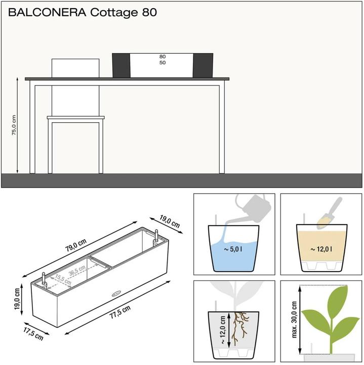 Actual product image Lechuza Balconera Cottage (19 cm)