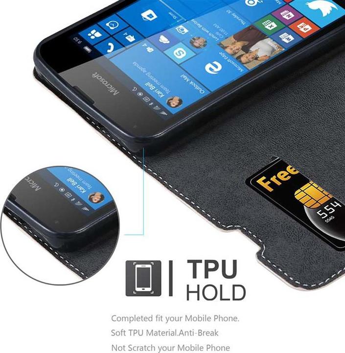 Produktbild Cadorabo Book X-Wallet Cover (Microsoft Lumia 550)