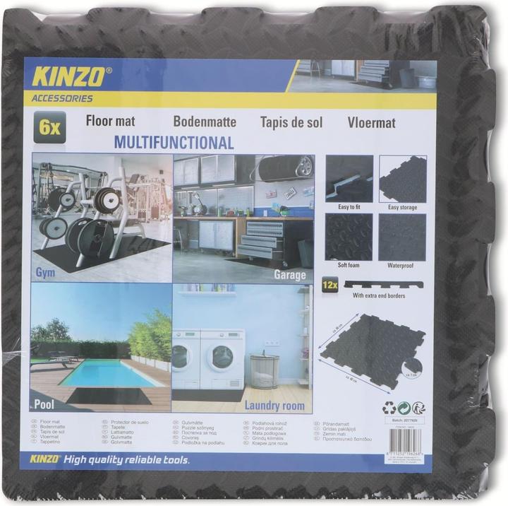 Image du produit Kinzo Tapis de sol, set de 6 (1 cm)