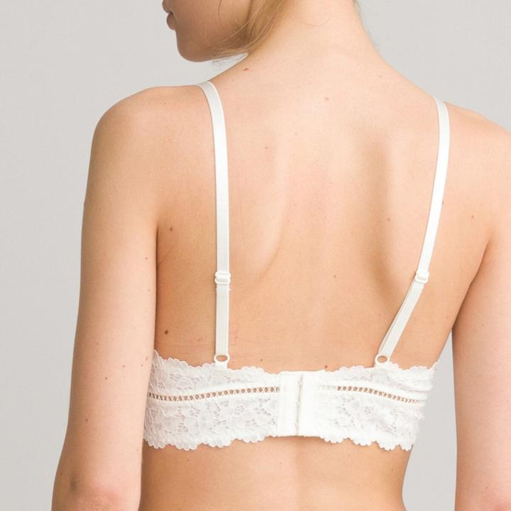 Image du produit La Redoute Collections Soutien-gorge triangle sans armatures en dentelle (75 C)