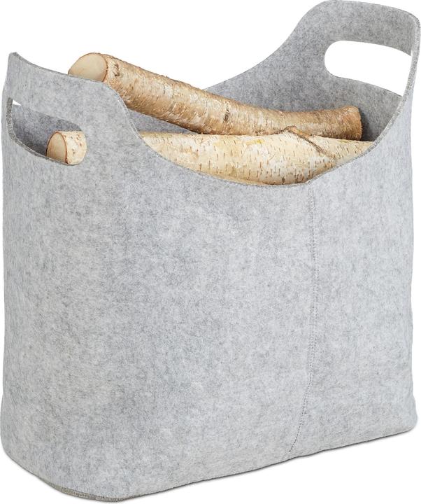 Immagine prodotto Relaxdays Borsa portalegna per camino (23 x 40 x 39,5 cm)