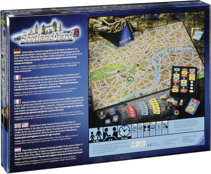 Image du produit Ravensburger Scotland Yard (Allemand, Français, Italien, Anglais)