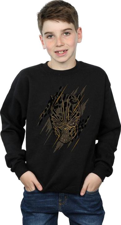 Immagine prodotto Black Panther Gold Head Felpa Ragazzi (152, 158)