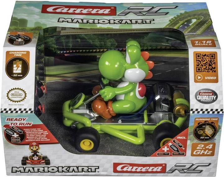Actual product image Carrera RC 2.4GHz Mario Kart - Pipe Kart, Yoshi