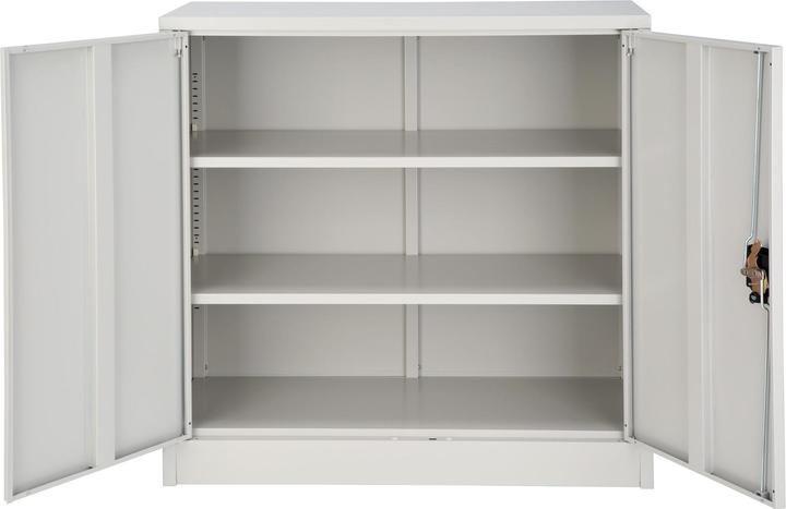 Produktbild tectake Aktenschrank mit 3 Böden (90 x 40 x 90 cm)