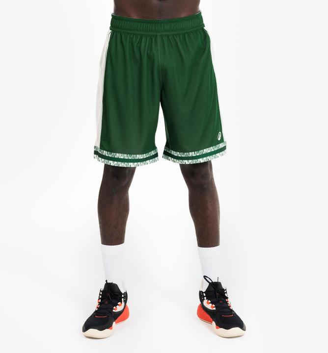 Image du produit Kipsta Short de Basketball reversible Adulte - SHR-500 Beige Vert (XXL)