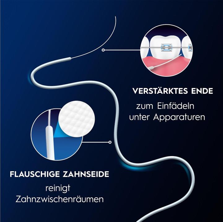 Immagine prodotto Oral-B Threader Zahnseide 50 Fäden Zahnseide (15 m)