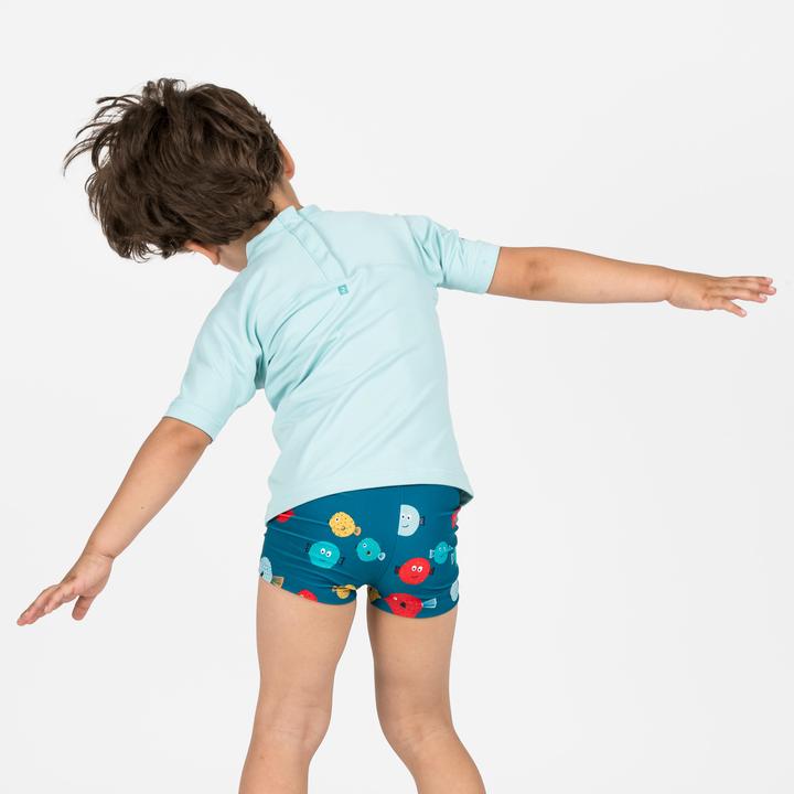 Actual product image Nabaiji Badehose Boxer Baby/Kinder - Titou Plouf dunkelblau (74, 75 C)
