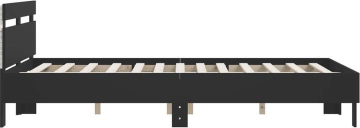 Produktbild VidaXL Bettgestell mit Kopfteil LED-Beleuchtung (140 x 190 cm)