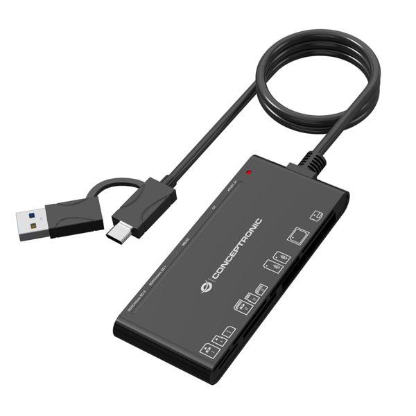 Actual product image Conceptronic 7-in-1 Card Reader USB3.0,2xSD,2xMicroSD,MS,CF