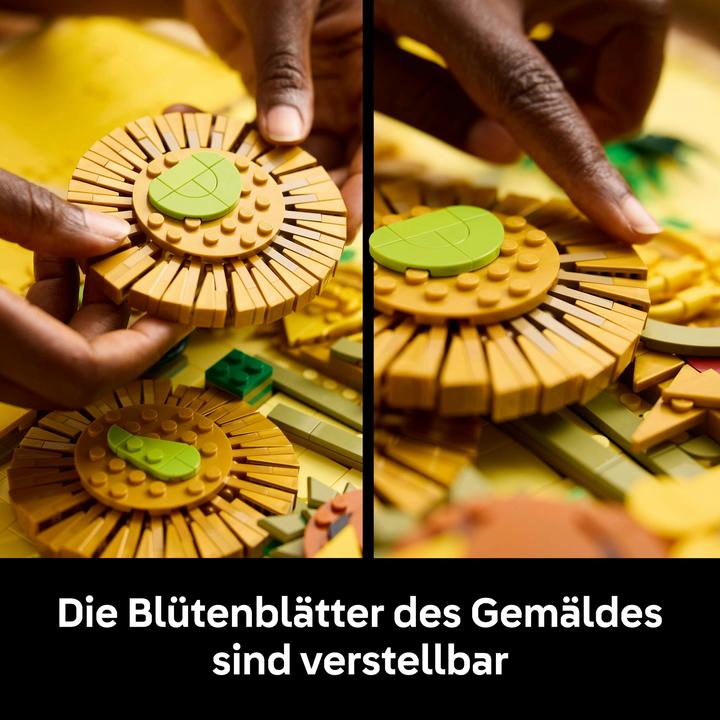 Actual product image LEGO Vincent van Gogh - Sunflowers (31215, LEGO DC, LEGO Rare Sets)
