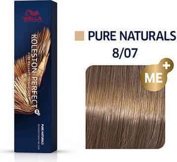 Image du produit Wella Koleston Perfect Me+ Pure Naturals (8/07 blond clair naturel-brun)