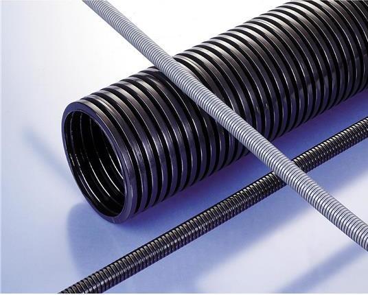 Actual product image PMA Cable conduit polyamide 6 42.5mm black (Cable conduit, 1 cm)