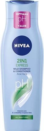 NIVEA 2in1 Express (250 ml, Flüssiges Shampoo)