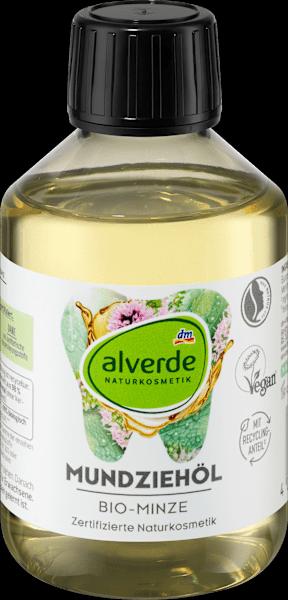 Actual product image dm alverde Mouth drawing oil organic mint (200 ml, Mouth drawing oil)