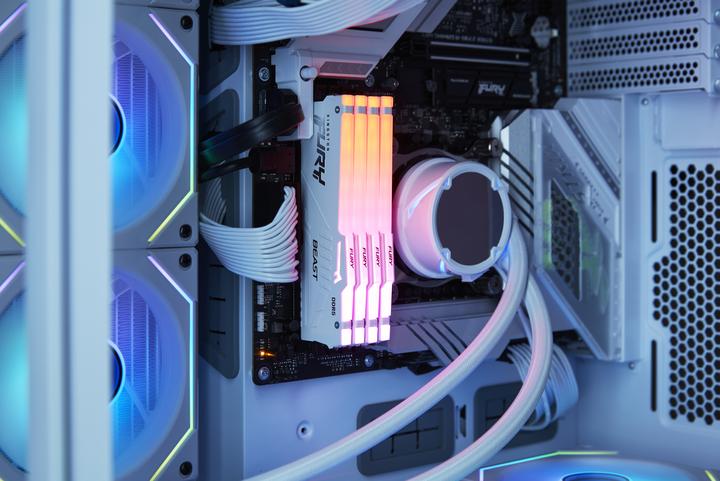 Actual product image Kingston FURY Beast RGB (2 x 32GB, 5600 MHz, DDR5 RAM, DIMM)