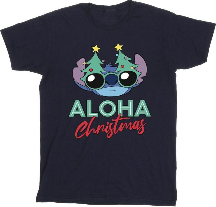 Immagine prodotto Disney Lilo And Stitch Christmas Tree Shades Maglietta Ragazze (128)