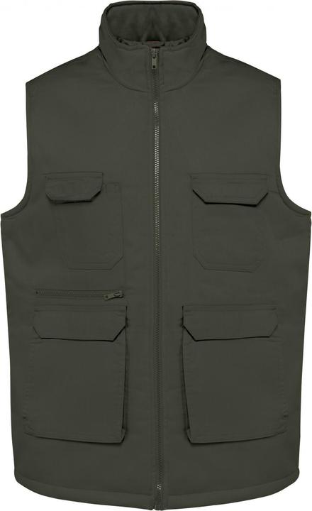 Kariban Gepolsterte Polycotton-Multitaschen-Weste