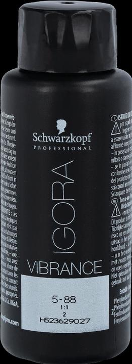 Actual product image Schwarzkopf Professional IGORA Vibrance Hair Tint NEW (5-88 Light Brown Red Extra)
